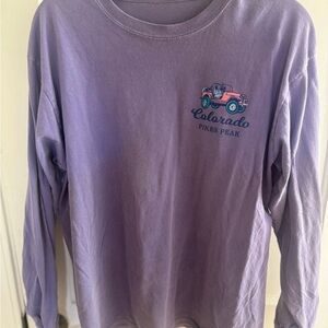 Purple Kids Long Sleeve Shirt